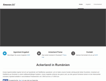 Tablet Screenshot of ackerland-rumanien.firmengrundung-rumanien.eu