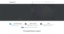 Desktop Screenshot of firmengrundung-ungarn.firmengrundung-rumanien.eu