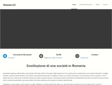 Tablet Screenshot of costituzione-societa-romania.firmengrundung-rumanien.eu